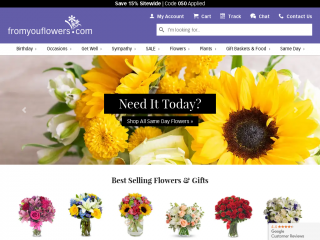 fromyouflowers.com screenshot