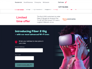 frontier.com screenshot