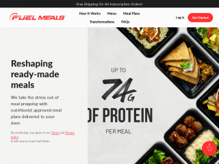 fuelmeals.com screenshot