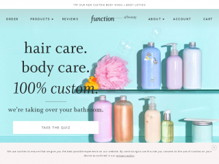 functionofbeauty.com screenshot