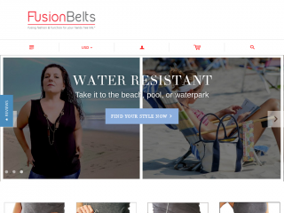 fusionbelts.com screenshot