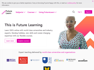 futurelearn.com screenshot