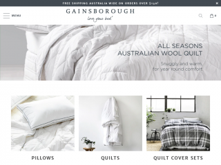gainsboroughhome.com screenshot
