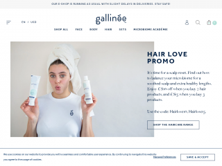 gallinee.com screenshot