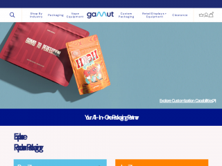 gamutpackaging.com screenshot