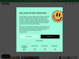 ganni.com screenshot