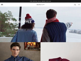 gant.com screenshot