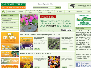 gardeningdirect.co.uk screenshot