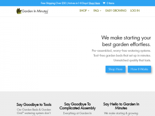 gardeninminutes.com screenshot