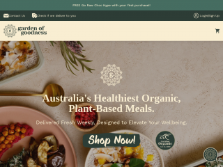 gardenofgoodness.com.au screenshot