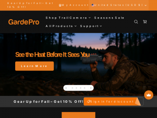 gardepro.com screenshot
