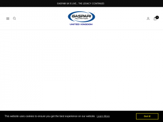 gasparinutrition.uk screenshot