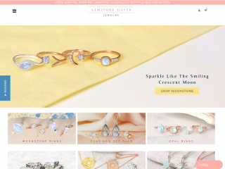 gemstonesilverjewelry.us screenshot