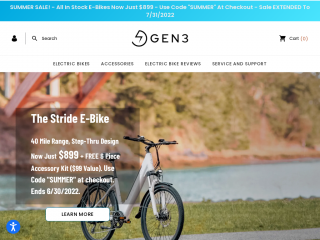 gen3ride.com screenshot