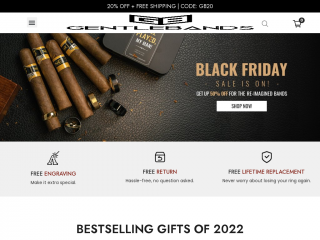 gentlebands.com screenshot
