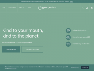 georganics.com screenshot