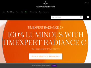 germaine-de-capuccini.co.uk screenshot