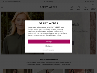 gerryweber.com screenshot