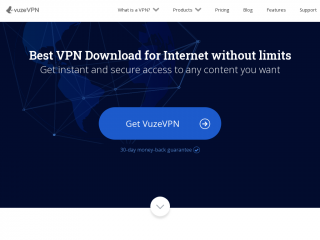 get-vuze-vpn.com screenshot