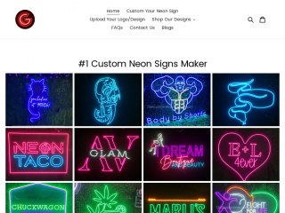 getcustomneonsigns.com screenshot