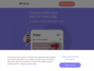 getpaired.com screenshot