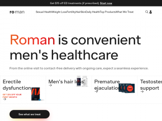 getroman.com screenshot