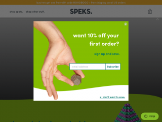 getspeks.com screenshot