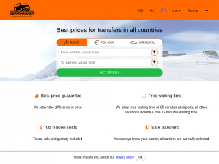 gettransfer.com screenshot