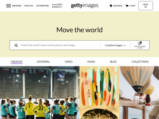 gettyimages.ca screenshot