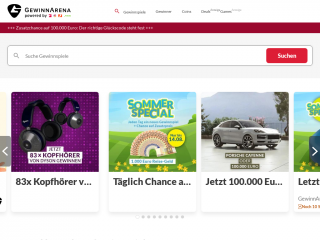 gewinnarena.de screenshot
