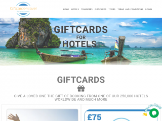 giftcards4travel.co.uk screenshot