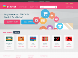 giftcardspread.com screenshot