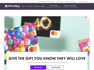 giftcardstore.com.au screenshot