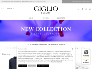 giglioluxury.com screenshot