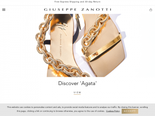 giuseppezanottidesign.com screenshot