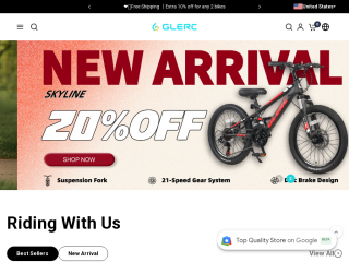 glercbikes.com screenshot
