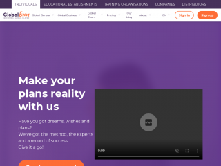 global-exam.com screenshot