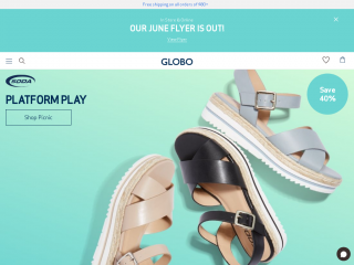 globoshoes.com screenshot