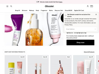 glossier.com screenshot