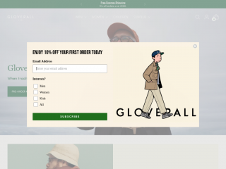 gloverall.com screenshot