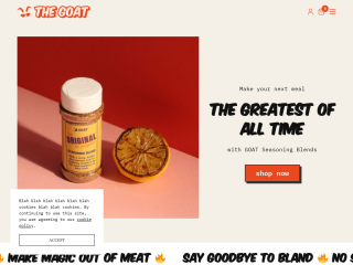 goatblends.com screenshot