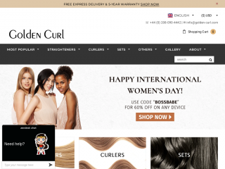 golden-curl.com screenshot