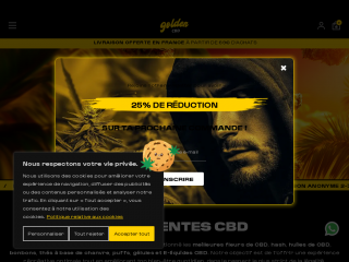 goldencbd.fr screenshot