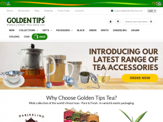 goldentipstea.com screenshot