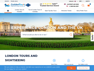 goldentours.com screenshot