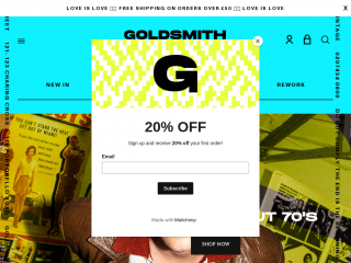goldsmithvintage.com screenshot