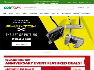 golftown.com screenshot