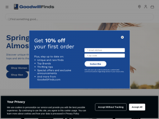 goodwillfinds.com screenshot