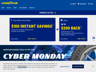 goodyear.com screenshot