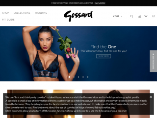 gossard.com screenshot